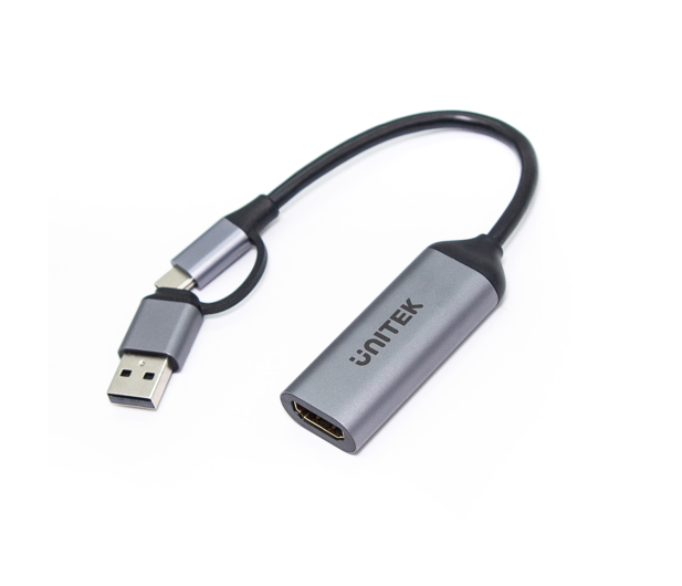 UNITEK Video Grabber USB-C/A HDMI 1.4 V1167A - 1172309 - zdjęcie 6